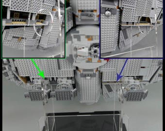 Expositor acrílico para el Halcón Milenario LEGO® Star Wars UCS