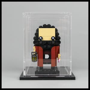 Acrylic stackable Display Case for LEGO Brickheadz (single)