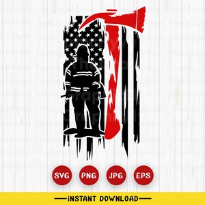 US Fire Fighter Scene svg | Fire Fighter svg | Fireman svg | Rescue Team svg | First Responder svg | Firefighter Flag | Fire Fighter Cutfile