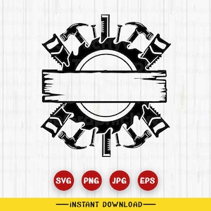 Builder Svg Files, Contractor Svg, Repairman Svg, Carpenter Svg, Builder Clipart, Builder Files for Cricut, Cut Files For Silhouette