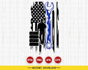 US Mechanic Svg, Mechanic Tools Svg, Mechanic Skill Svg, Wrenches svg, Repair Svg, Tools svg, Mechanic Shirt, Mechanic Dad Svg, USA flag svg