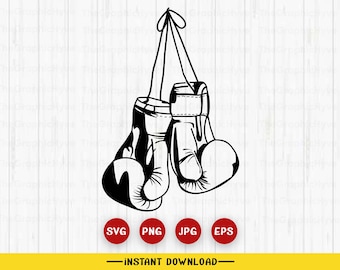 Boxing Gloves SVG | Boxing Svg | Gloves Svg | Kick Boxing Svg | Sports Svg | Cut file, svg, png, eps, jpeg