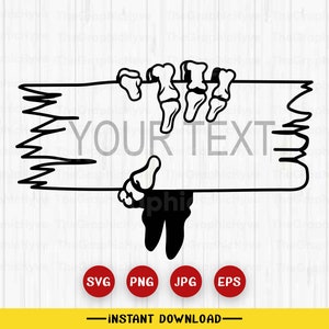 Skull Skeleton Hand Hold Holding Grab Grabbing Tattoo Bone Death Gesture Sign Art Design Element SVG PNG Vector Clipart Cut Cutting