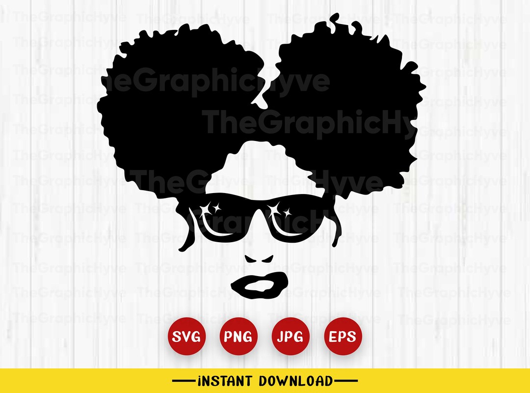 Afro Woman SVG Afro Girl SVG Afro Queen SVG Black Queen - Etsy Canada