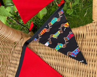 Sausage Dog Red Bunting