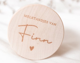 Gepersonaliseerd - Tandendoosje voor melktandjes met naam