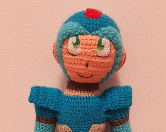 Megaman X Crochet/Amigurumi plush doll