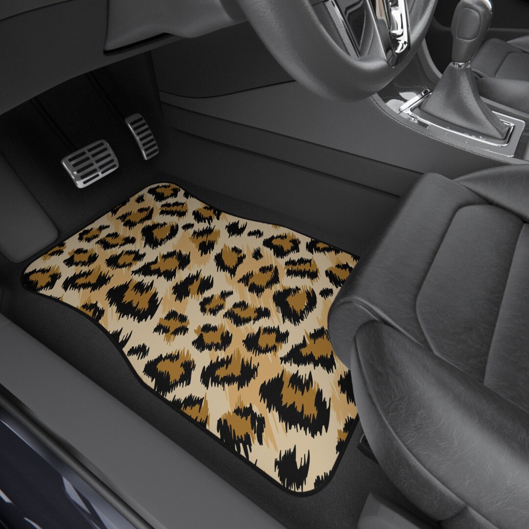 Animal Print Car Mats set of 4 Match for Car Seat Cover Etsy