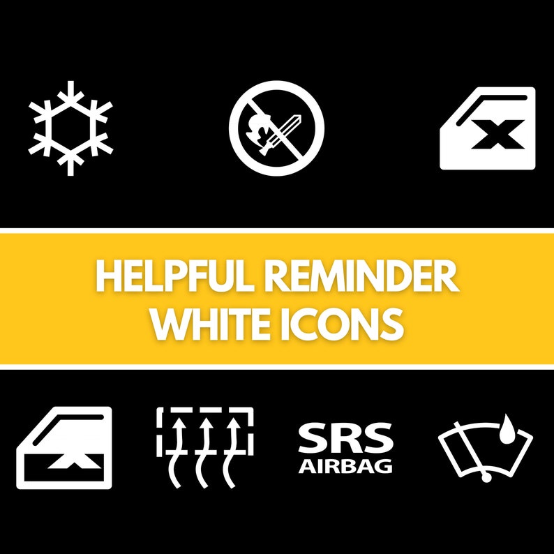 Elegant Car Dashboard Icons Set - Premium Vector Design Elements for UI ...