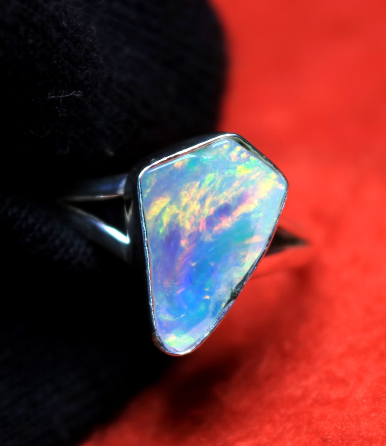 Topics Latest item on TV Handmade Ring Ethiopian Opal Natural Gemstone 925 Sterling Solid