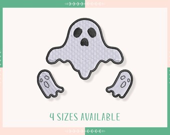 Halloween Ghosts Embroidery Design, Ghost Embroidery Design, Halloween Embroidery, Instant Download