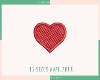 Mini Heart Embroidery Design, Love Heart Machine Embroidery Design, Love Symbol, Valentines day, Instant Download