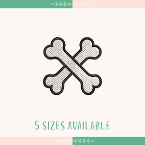 Dog Bone Embroidery Design, Mini Bones, Pet Embroidery Pattern, Puppy, Anatomy Machine Embroidery Design
