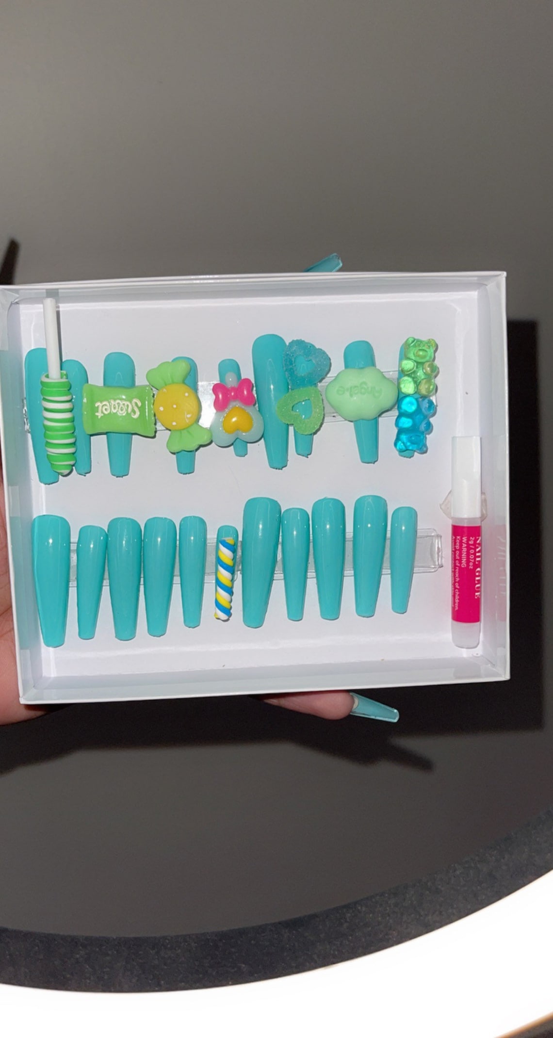 Xl coffin press on nails Etsy