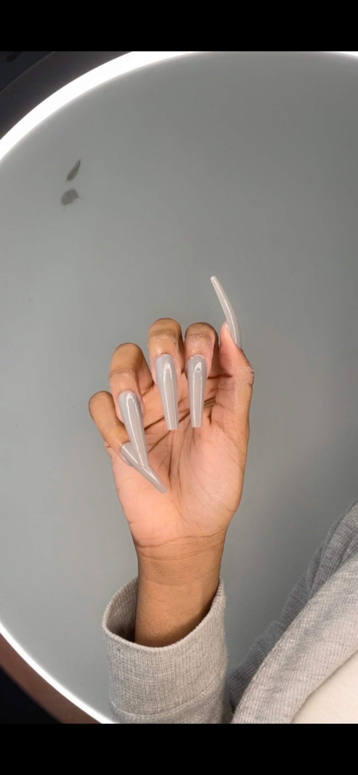 Xl basic coffin press on nails Etsy