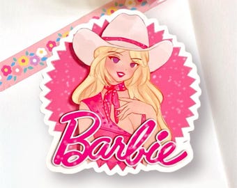 Barbie glänzender Vinyl-Aufkleber