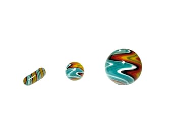 Wig Wag Glass Marble And Pill Slurper Set