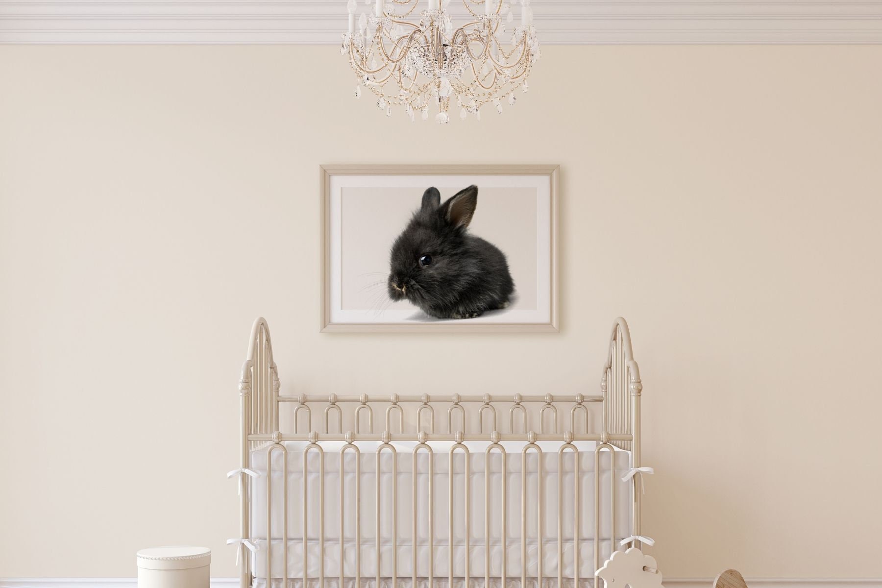 Baby Bunny Baby Rabbit Nursery Kids Room Print Digital Etsy