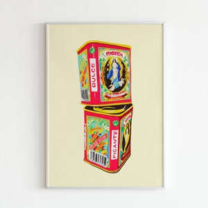 Pimentón Art Print | Kitchen Decor | Food Poster | Condiment Print | Spanish Food | Foodie Gift
