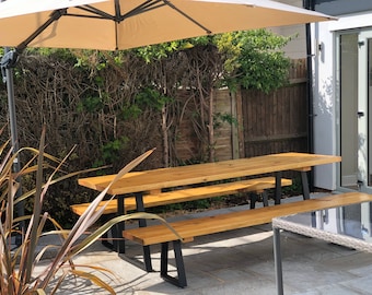 Bespoke hand made Garden or Kitchen Tables, Benches and coffee tables