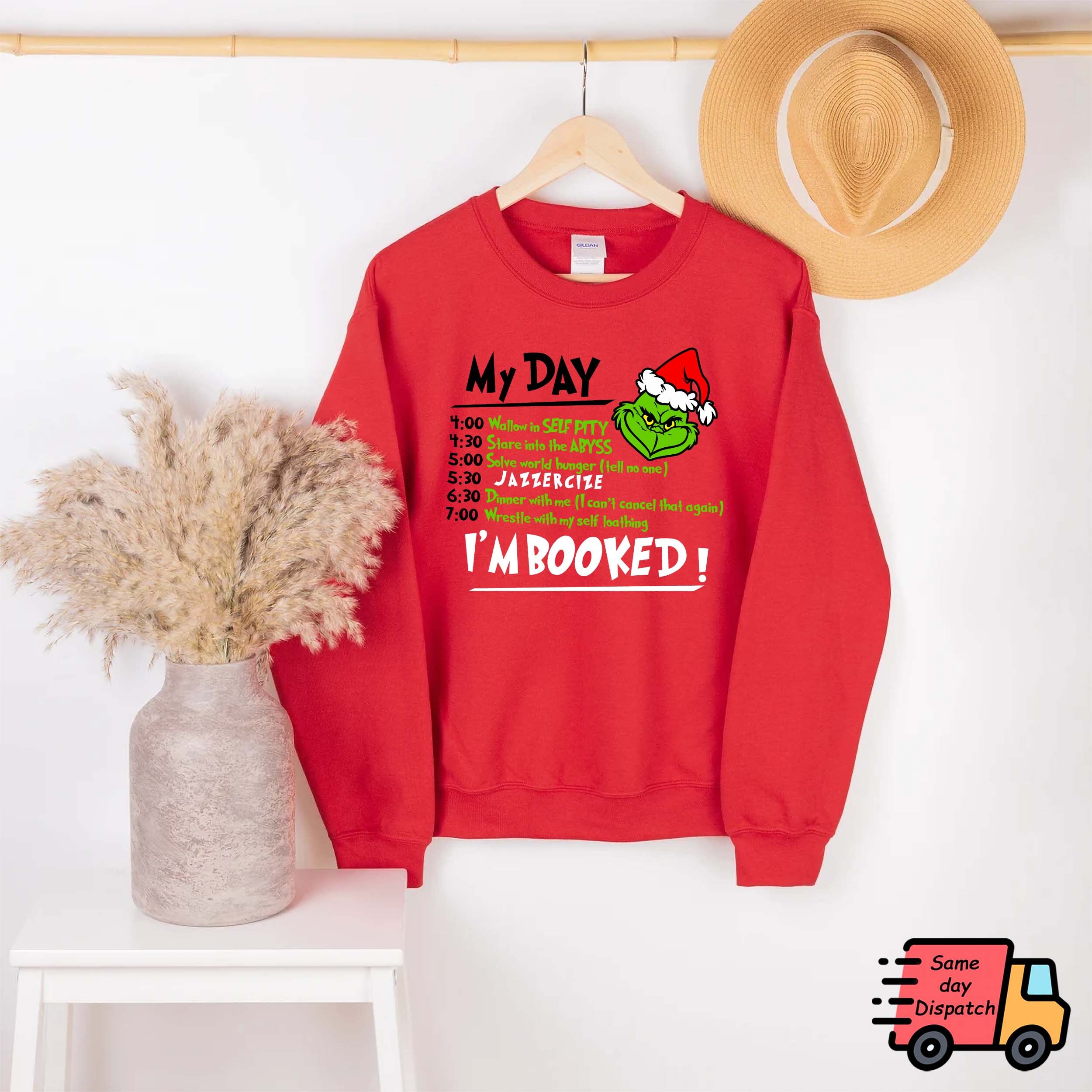 The Grinch Im Booked - Etsy UK