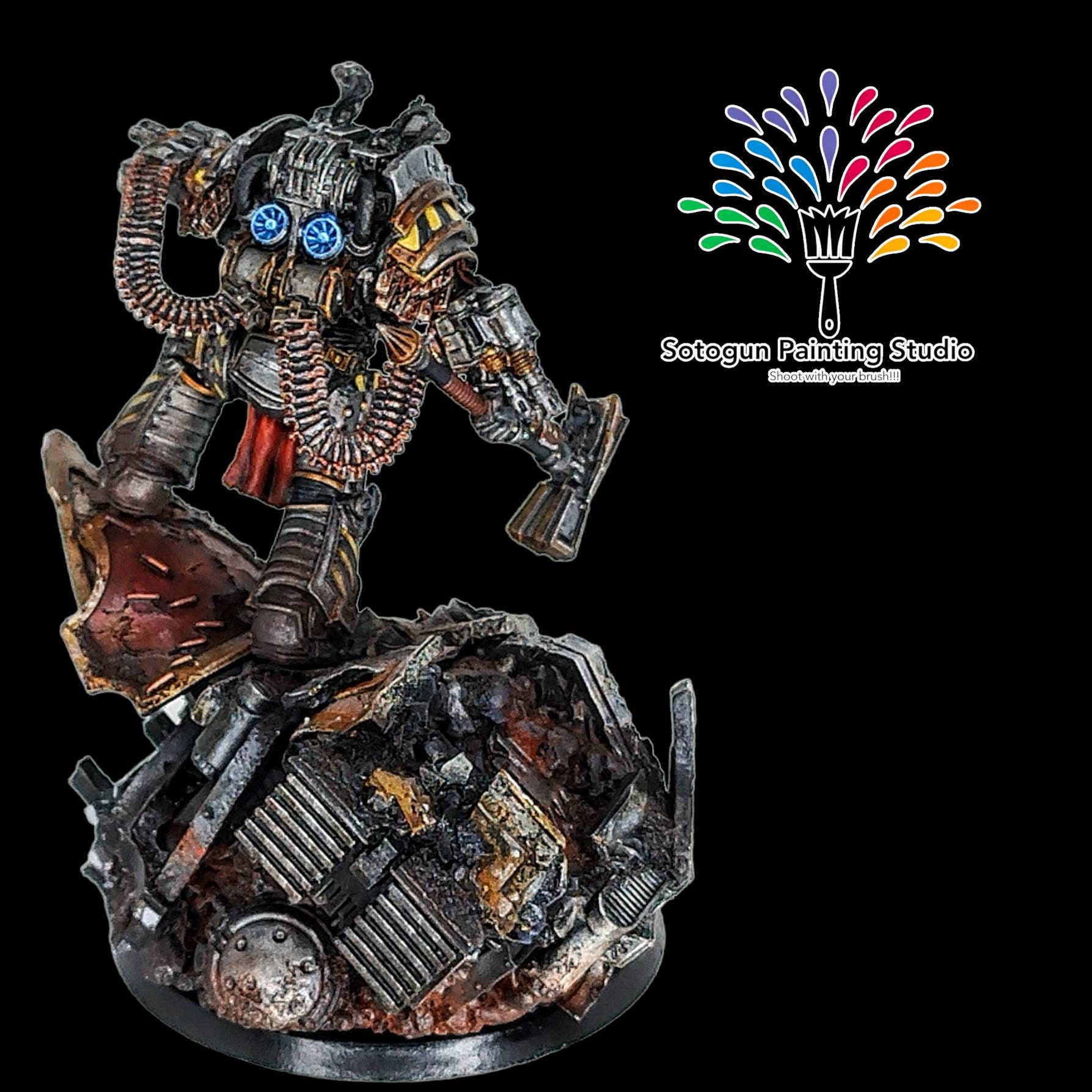 Perturabo - Primarch of the Iron Warriors Legion (nameplate