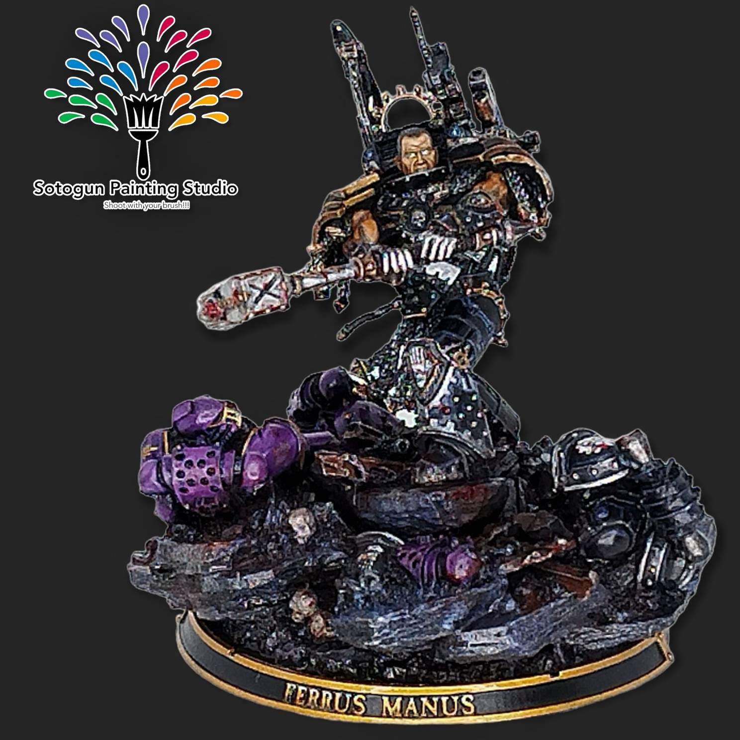 Ferrus Manus Primarch of the Iron Hands Legion the Etsy Australia