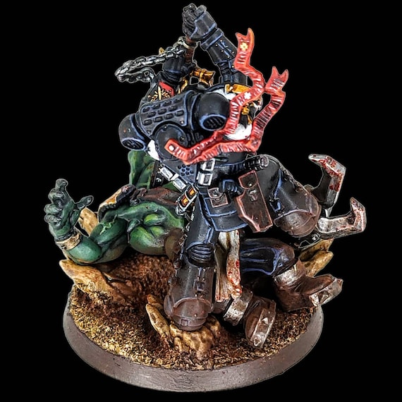 Diorama di Bayard's Revenge: Campione dei Templari Neri contro Orco - Italia Diorama di Bayard's Revenge: Campione dei Templari Neri contro Orco - Italia