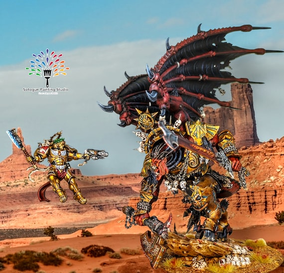 Angron Daemon Primarch Miniature: World Eaters Legion, hand