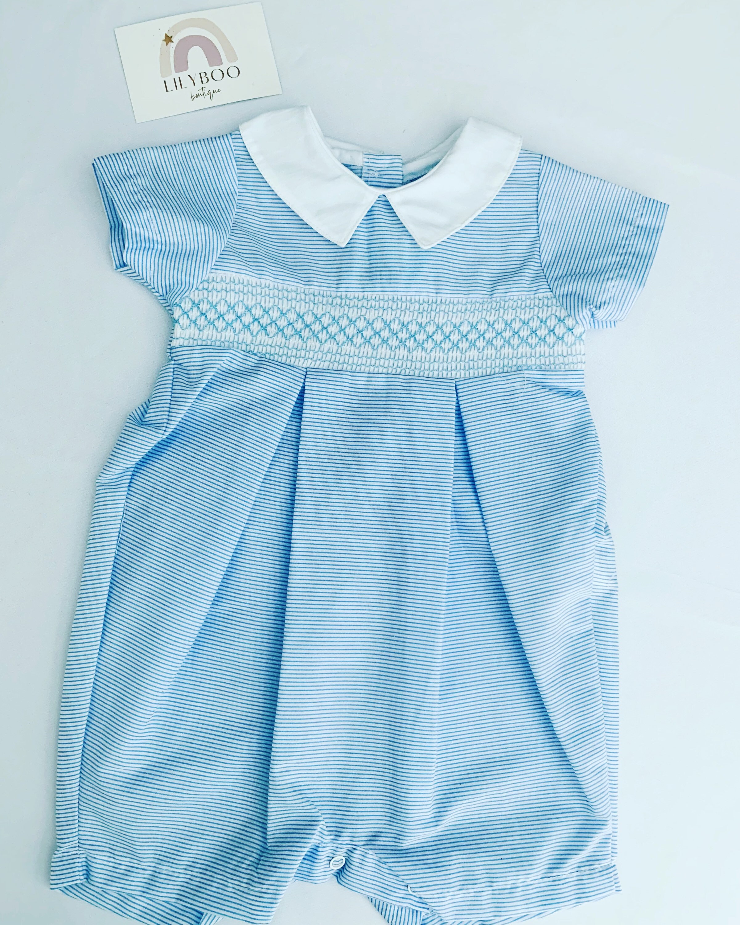 Spanish baby boy romper / blue romper / Newborn gifts / Baby Etsy