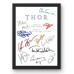 Poster ispirato a Thor 2011, stile sceneggiatura, arte murale da film di supereroi, decorazione cinematografica minimalista, formato A4, regalo per i fan.