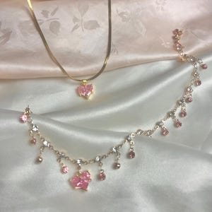 Sweetheart Necklace & Bracelet BUNDLE | coquette | necklace and bracelet | cute jewelry |