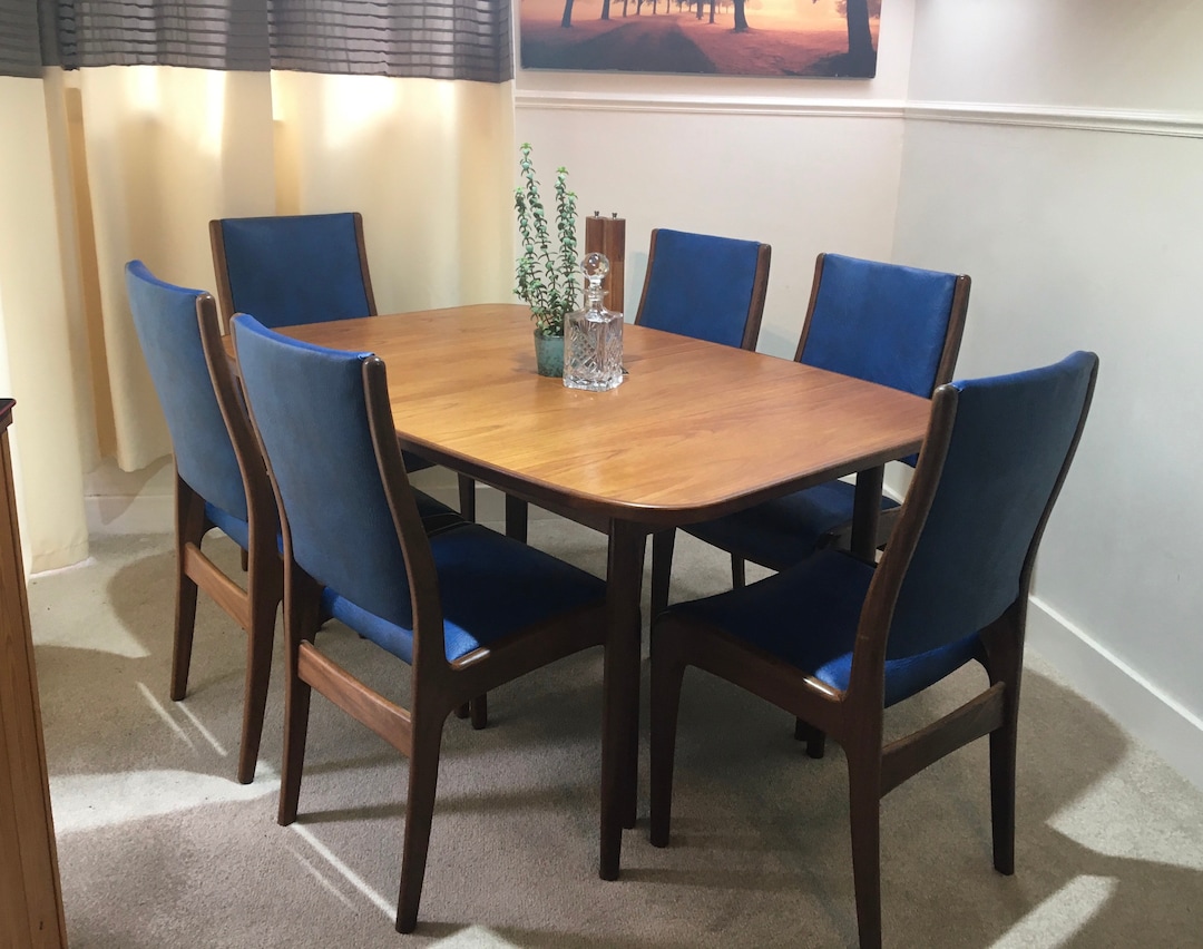 Set of 6 Dining Chairs G Plan 1970s Etsy