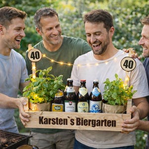 Personalized beer garden as a gift for men, last minute gift, express production possible image 12
