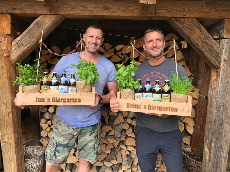 Biergarten personalisiert als Geschenk für Männer Bild 1