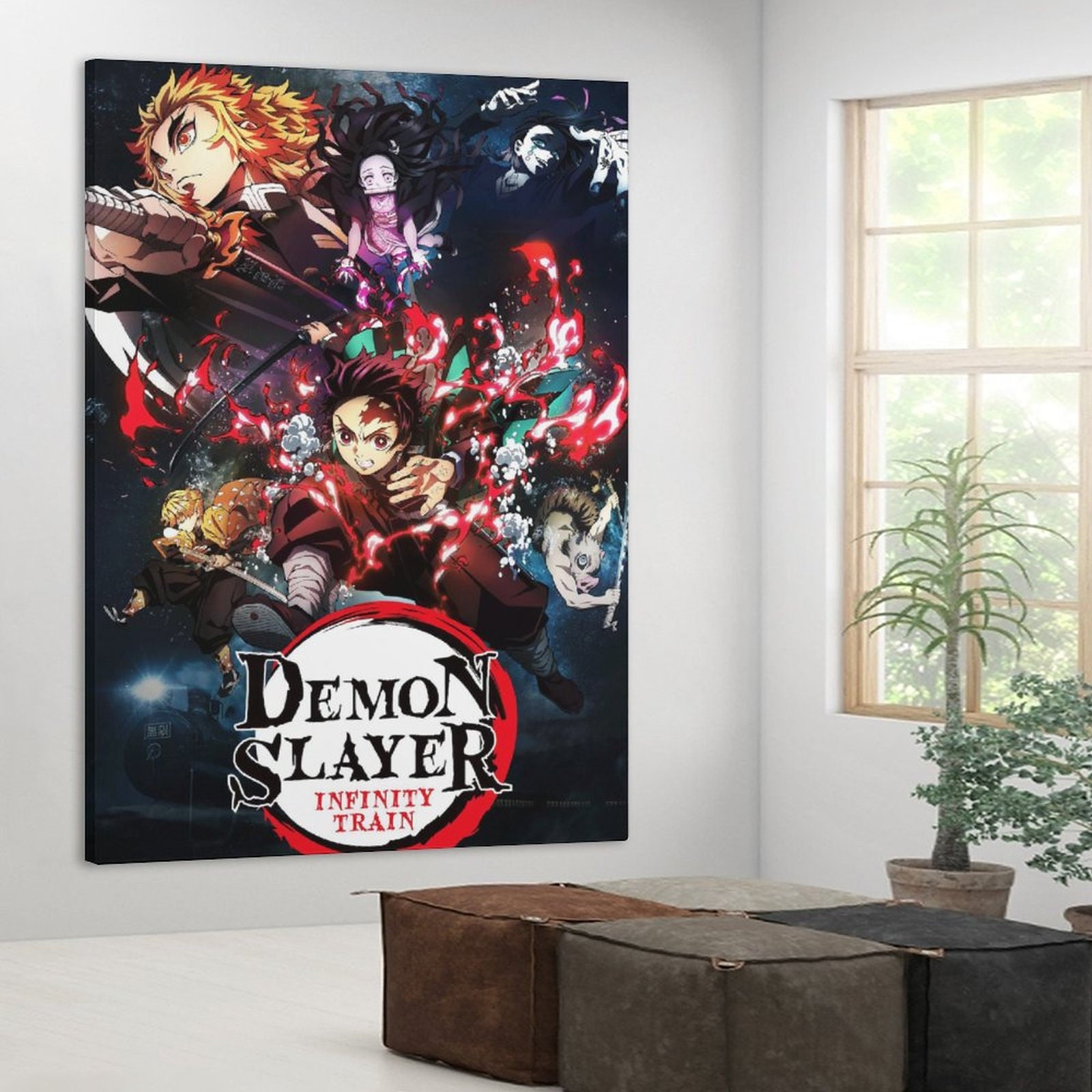 Anime Movie Demon Slayer Canvas Art Poster/Demon Slayer Poster