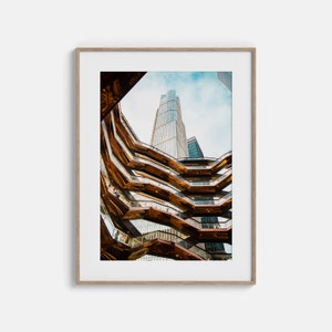New York City Print, The Vessel Hudson Yard, Architecture Photography, NYC Photography, NYC Print