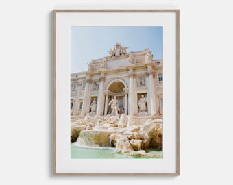 Trevi Fountain Print, Rome Italy, Italy Print, Italy Wall Art, Italian Wall Decor, Home Decor, Travel Photography Print, Rome Photography