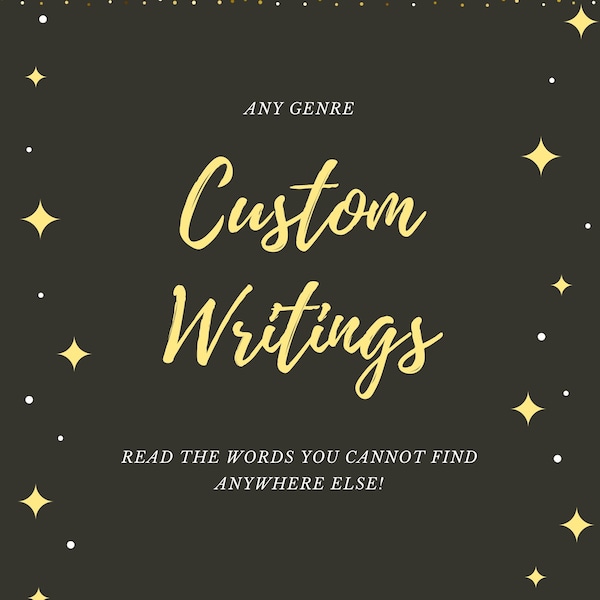 Writing Commissions - Customizable stories of ANY genre!!