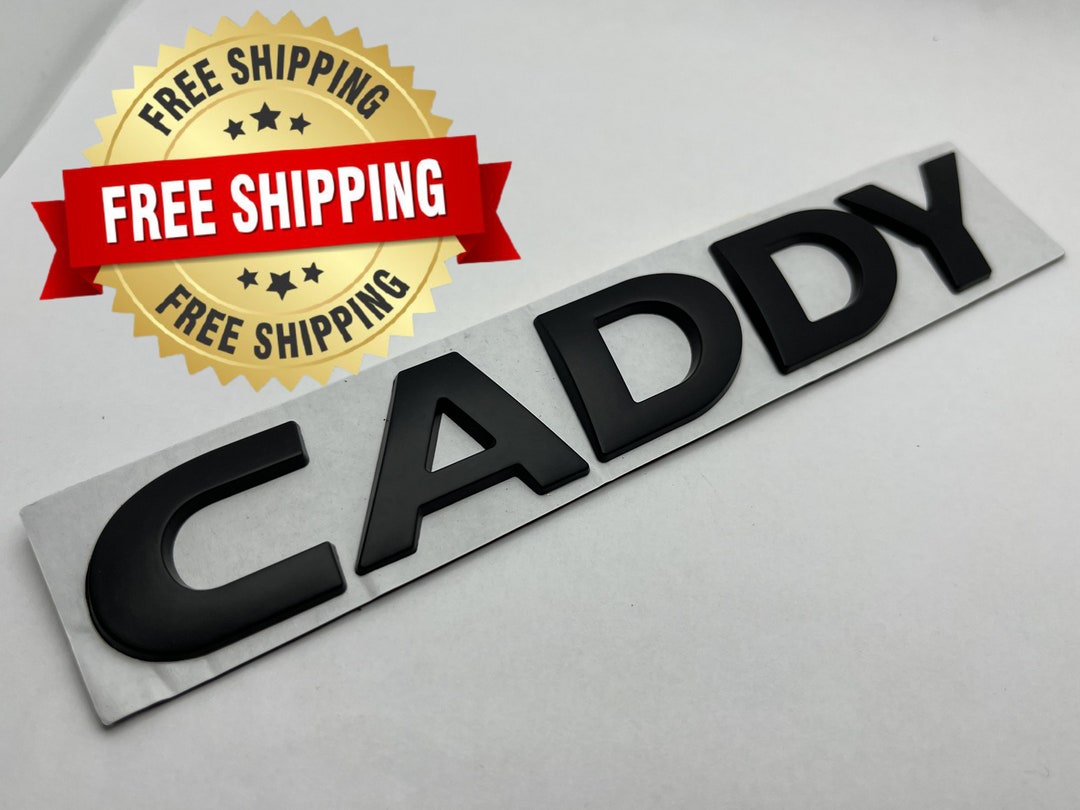 New Style VW Caddy Emblem Logo Letters Badge Trunk Gate Rear Etsy UK
