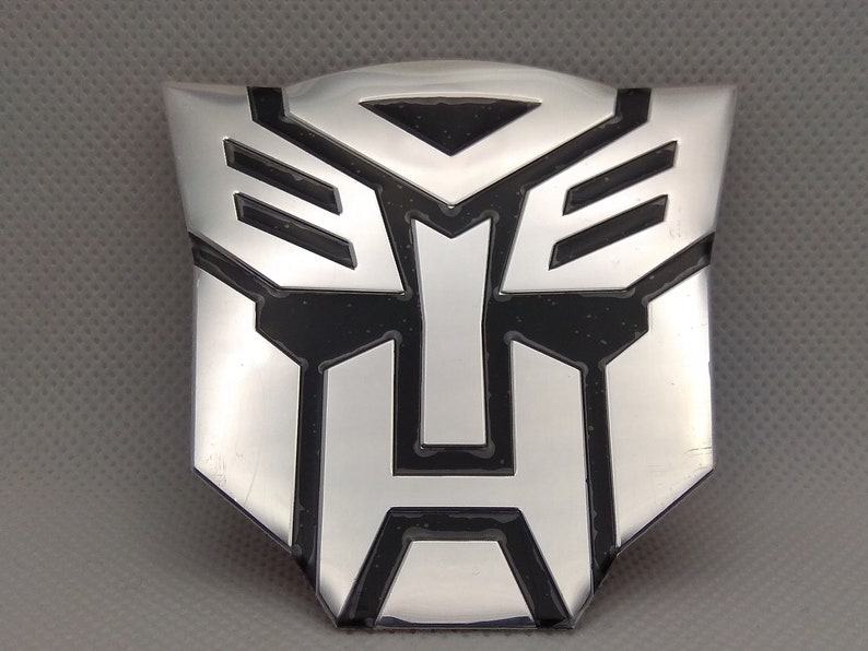 3D Aluminum Alloy Car Stickers Transformers Decepticon Badge Emblem