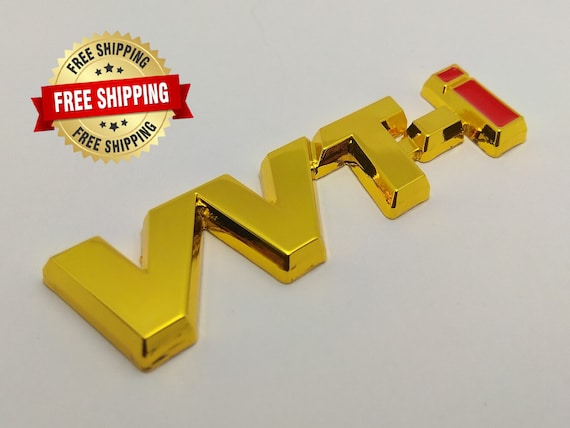 VVT-I VVTI Gold Emblem Abzeichen 3D Auto Auto Side Fender Hinten
