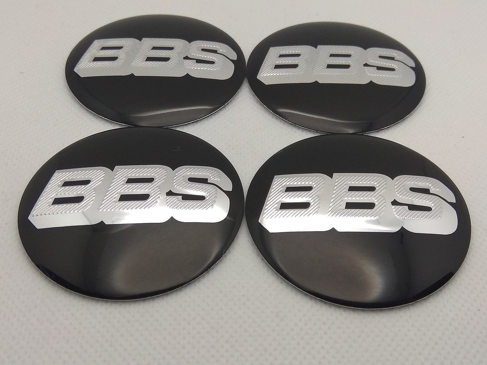 4pcs X 56mm 2.20inch BBS Wheel Centre Caps Stickers BLACK / Etsy UK