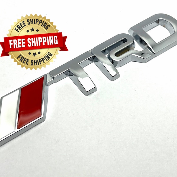 3D TRD Badge Emblem Car Metal Logo