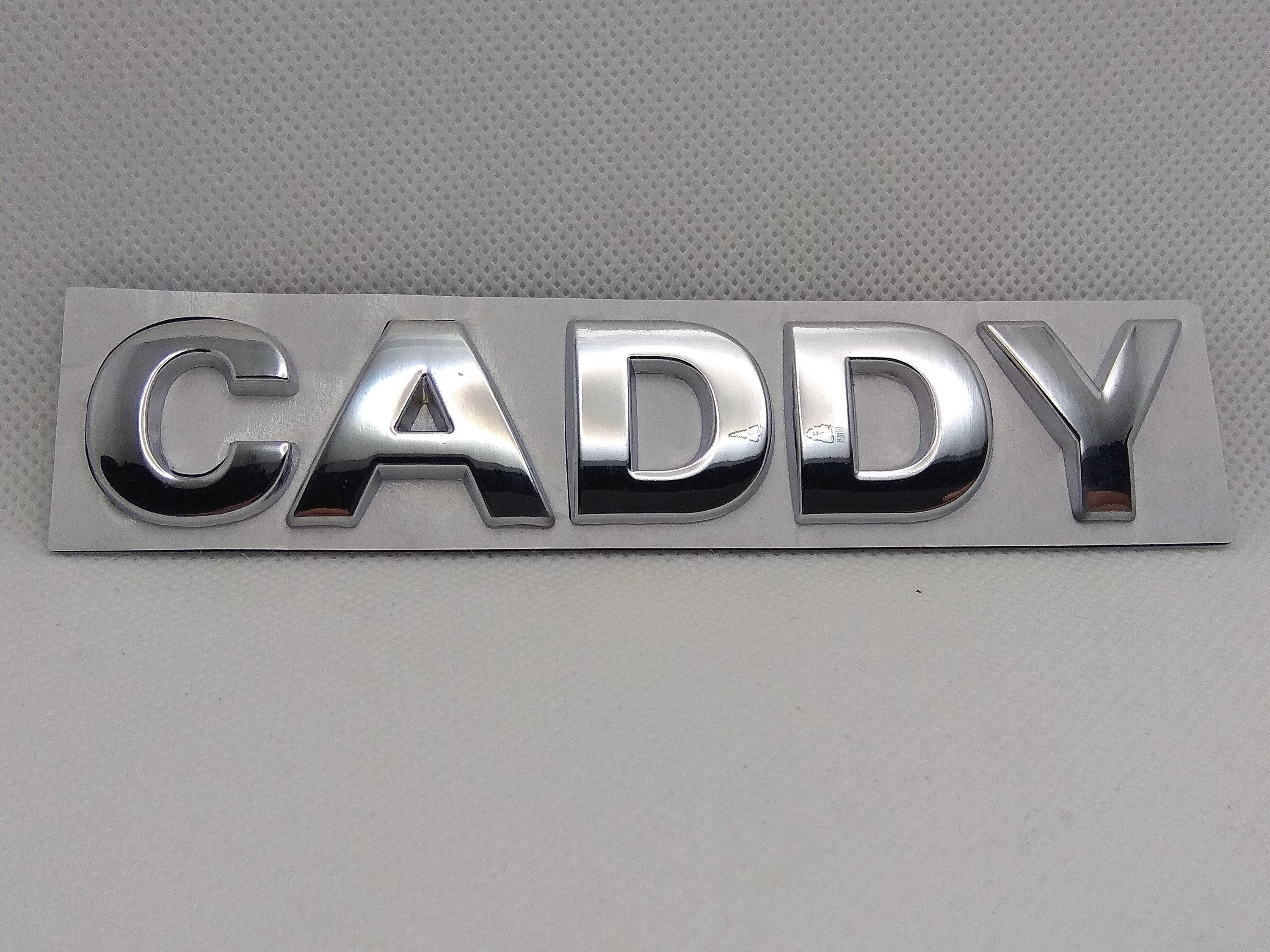 VW Caddy Emblem Logo Letters Badge Trunk Gate Rear Chrome Etsy UK