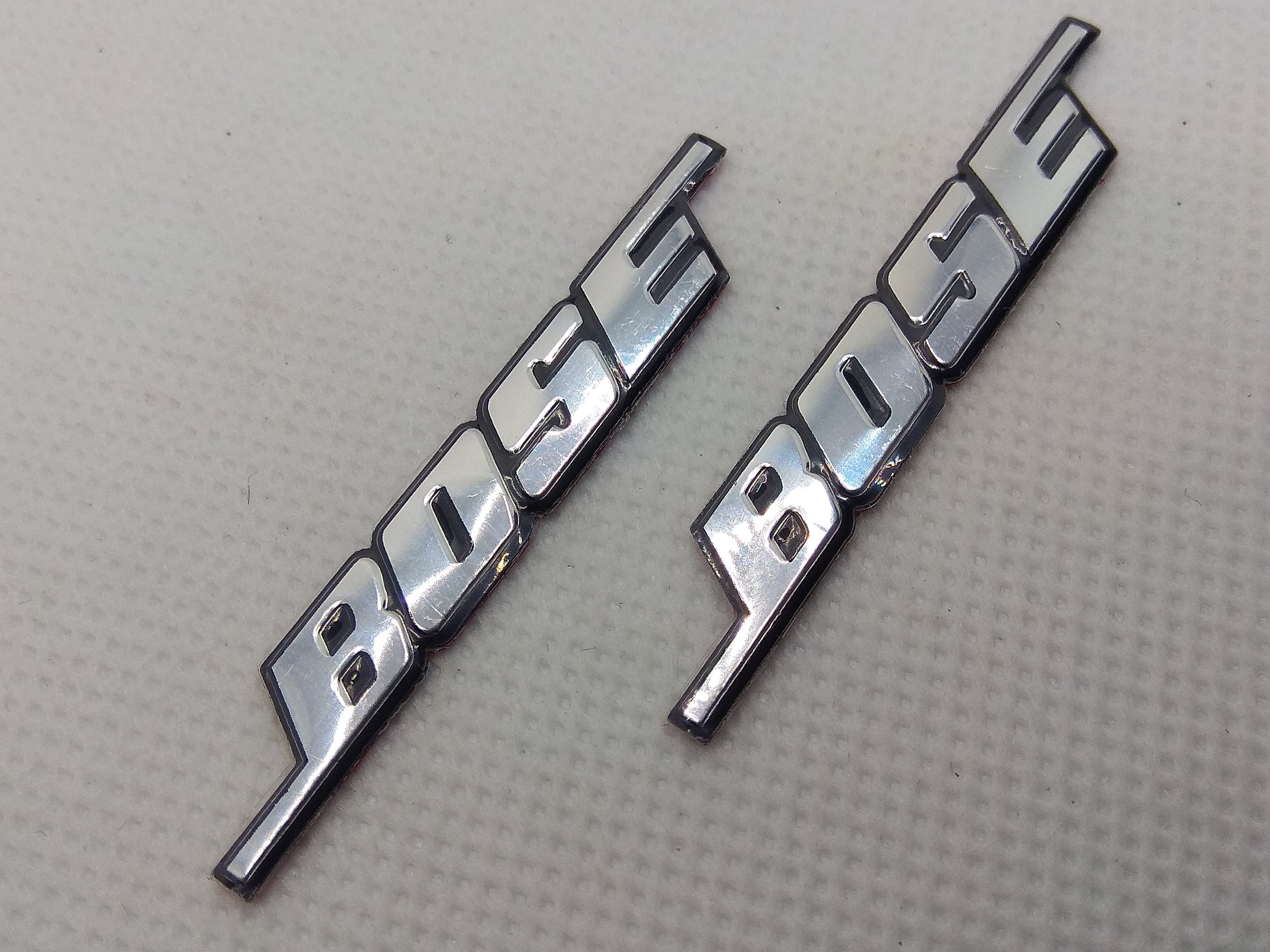 2 X Bose Emblem Speaker Badge Decal Sticker Audio 3D Aluminum Etsy