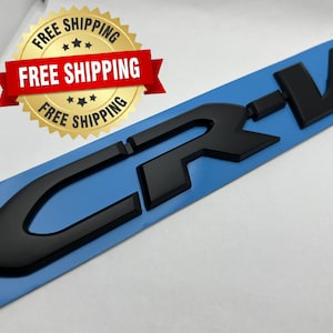 New Style Honda CR-V Black Car 3D Letters Emblem Logo Badge Stickers