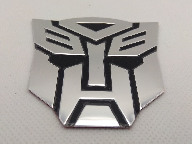 3D Aluminum Alloy Car Stickers Transformers Decepticon Badge Emblem