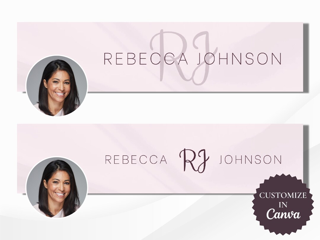 Professional Linkedin Banners Customizable in Canva, Personalized ...