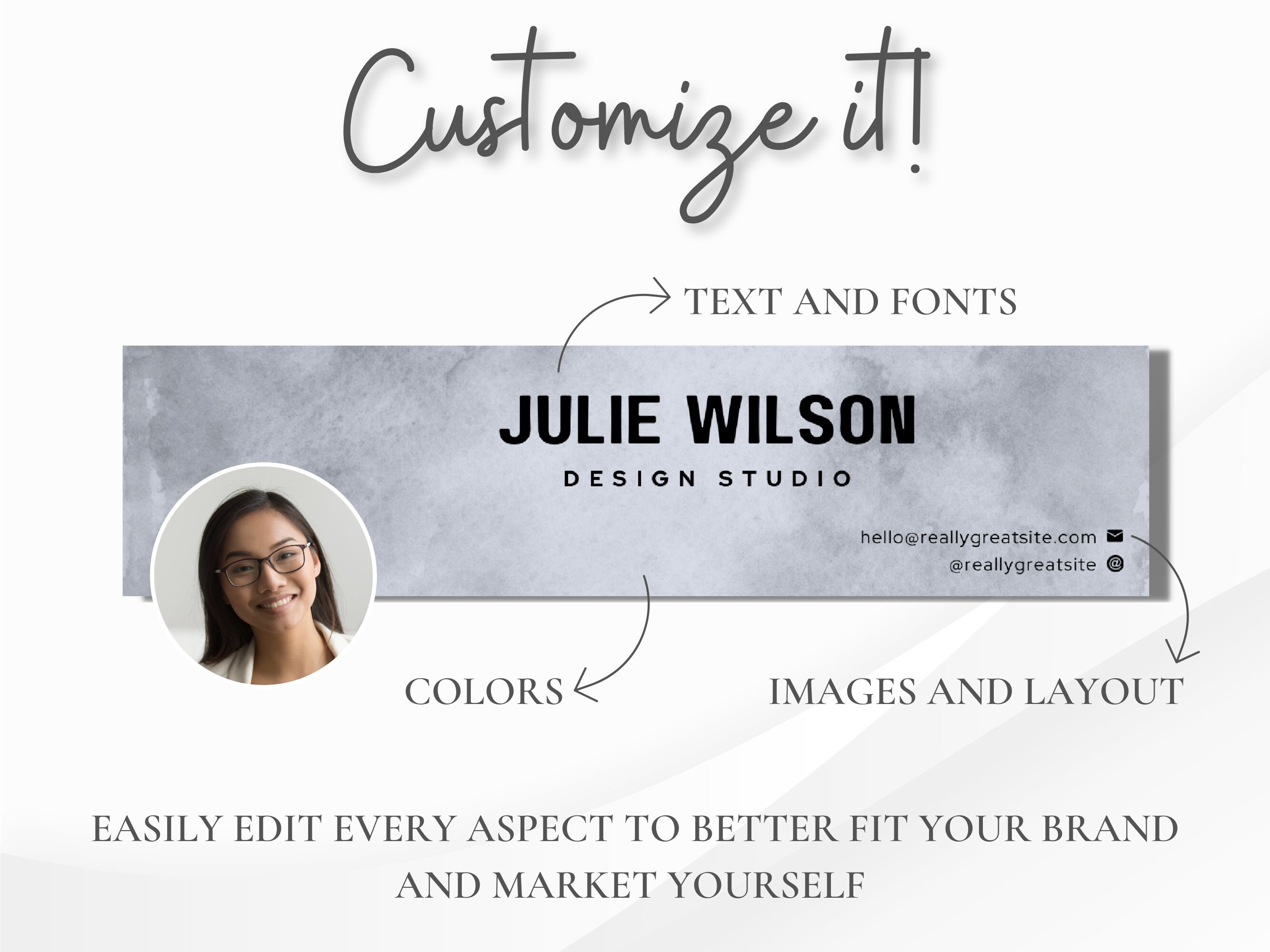 Professional Linkedin Banners Customizable in Canva, Personalized ...